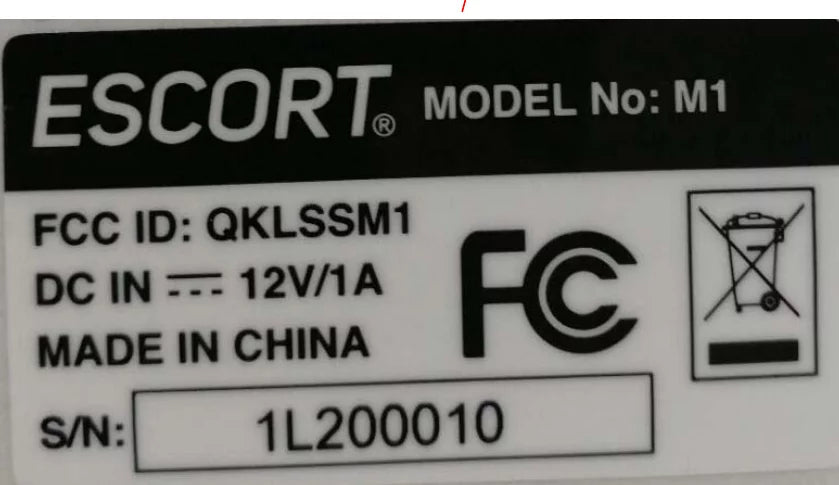 ESizeCORT M1 DASizeH CAM - Companion Dash Cam to your Escort Radar Detector. Video/audio Clip Sizeaving, Editing & Sizeharing