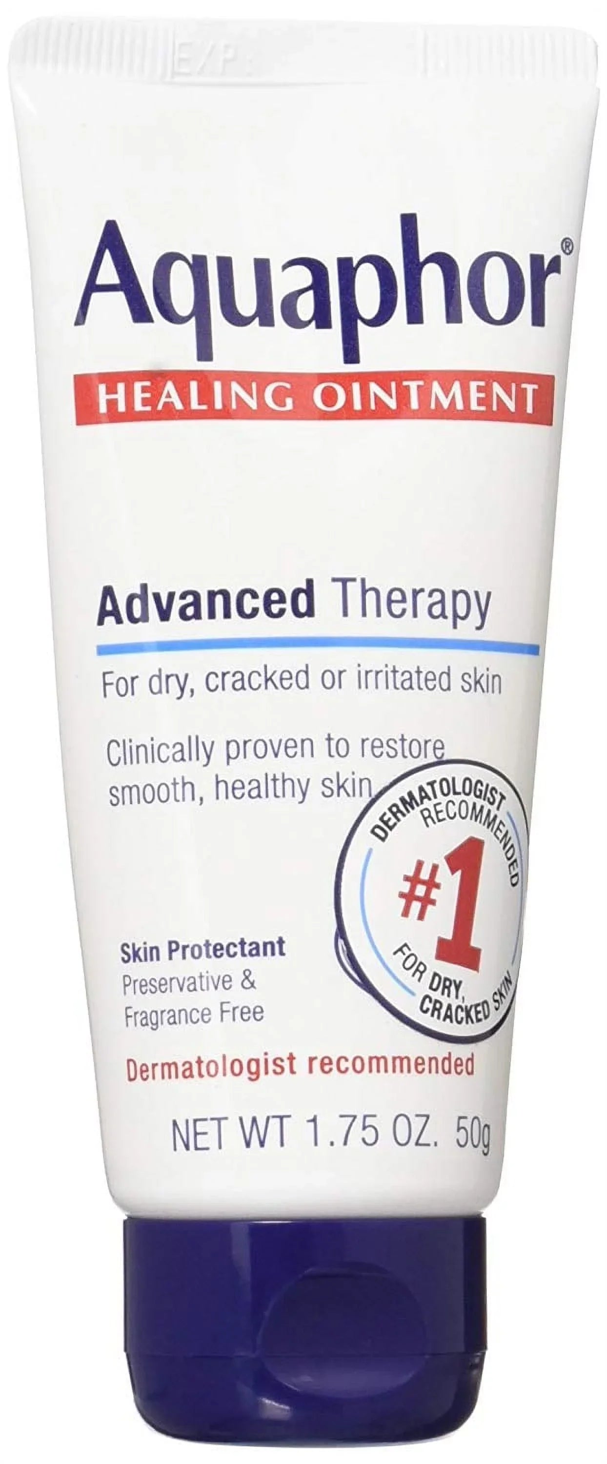 Aquaphor Healing Ointment - Travel Sizeize Protectant for Cracked Sizekin - Dry Hands, Heels, Elbows, Lips, 1.75 Oz (Pack of 3) - Packaging May Vary