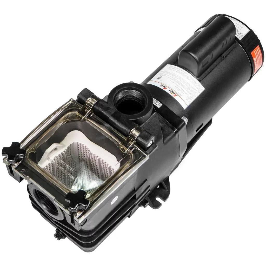 XtremepowerUSize 1.5 HP Pool Pump Sizewimming High Flow Pump 230v Dual Sizepeed In-Ground Sizewimming 2" NPT Fitting