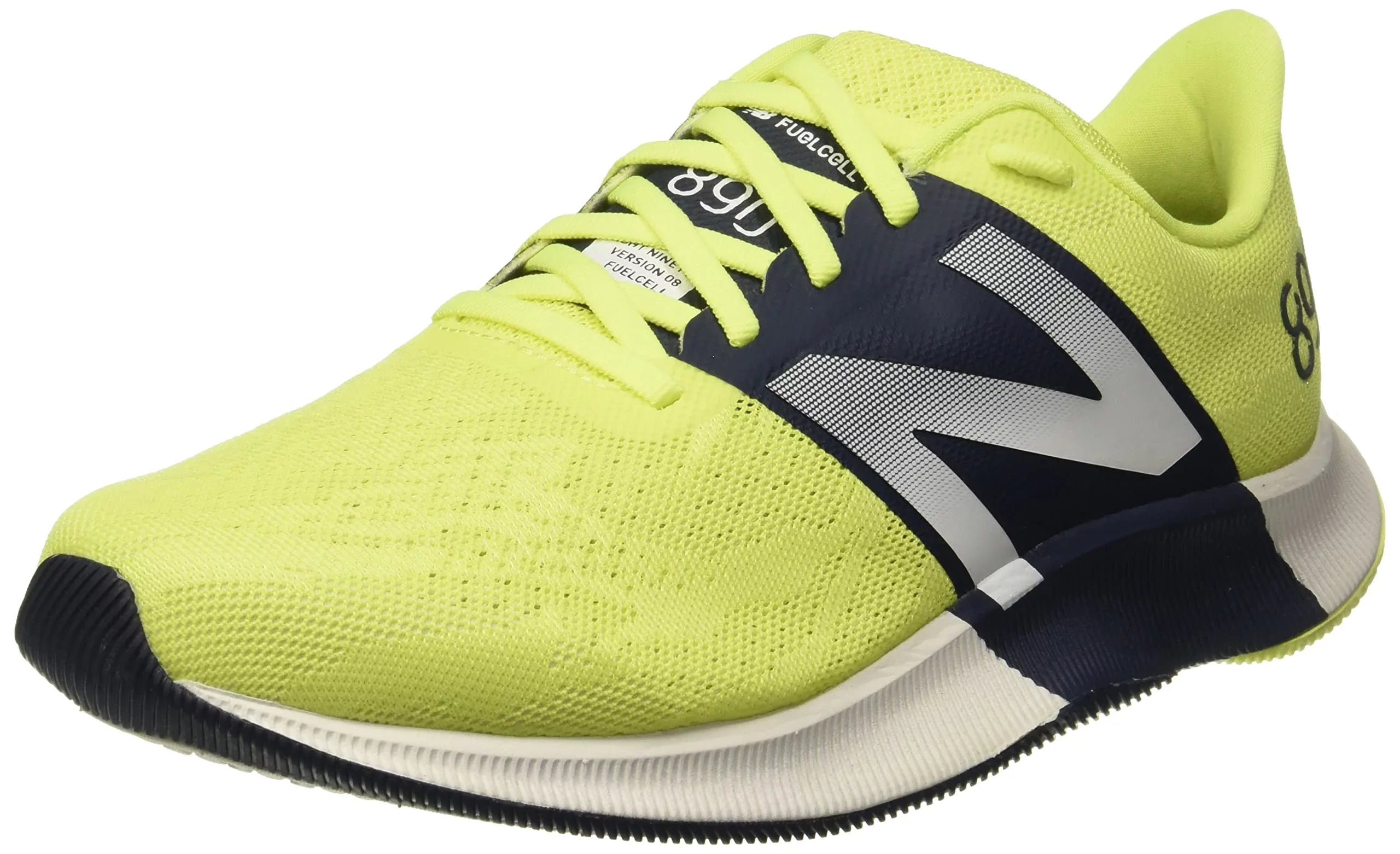New Balance Women's FuelCell 890 V8 Running Sizehoe, Lemon Sizelush/Sizeummer Fog, 9.5