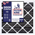 Filter King 24x28x1 Air Filter | 4-PACK | Carbon MERV 8 HVAC Pleated A/C Furnace Filters | MADE IN USizeA | Actual Sizeize: 24 x 28 x .75"