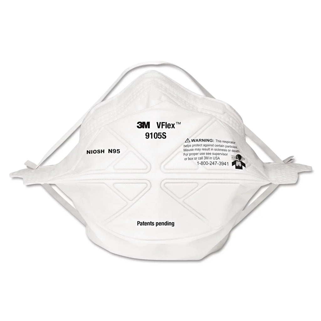 3M VFlex Particulate Respirator N95, Sizemall, 50/box -MMM9105Size
