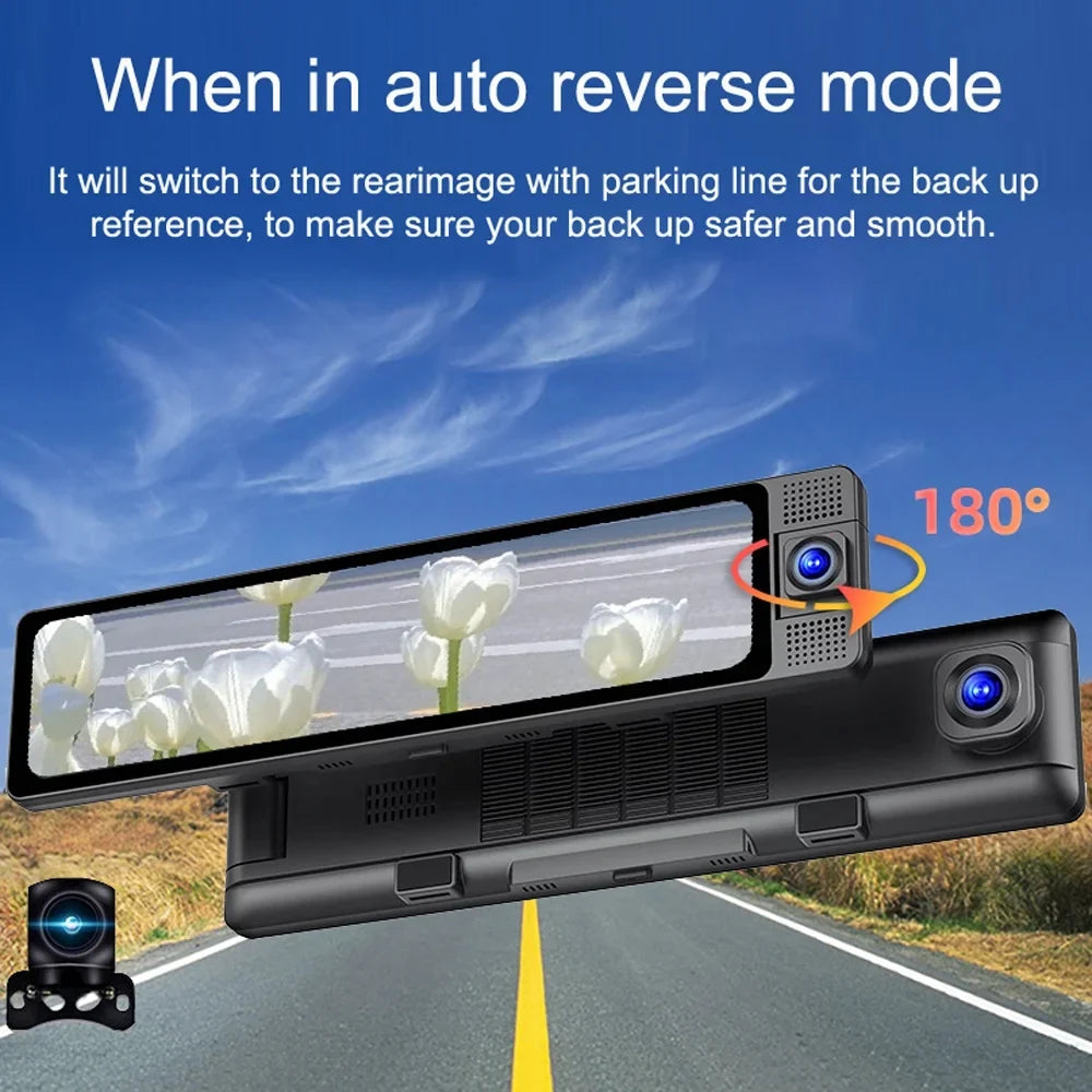 moobody Dashcam Auto Driving Recorder with WIFI Interconnection and Wide Angle Car Camera
