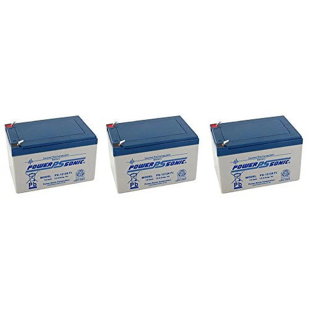 UB12120 12v 12Ah 12 volt 12 Amp-hr BATTERY SizeLA - 3 Pack