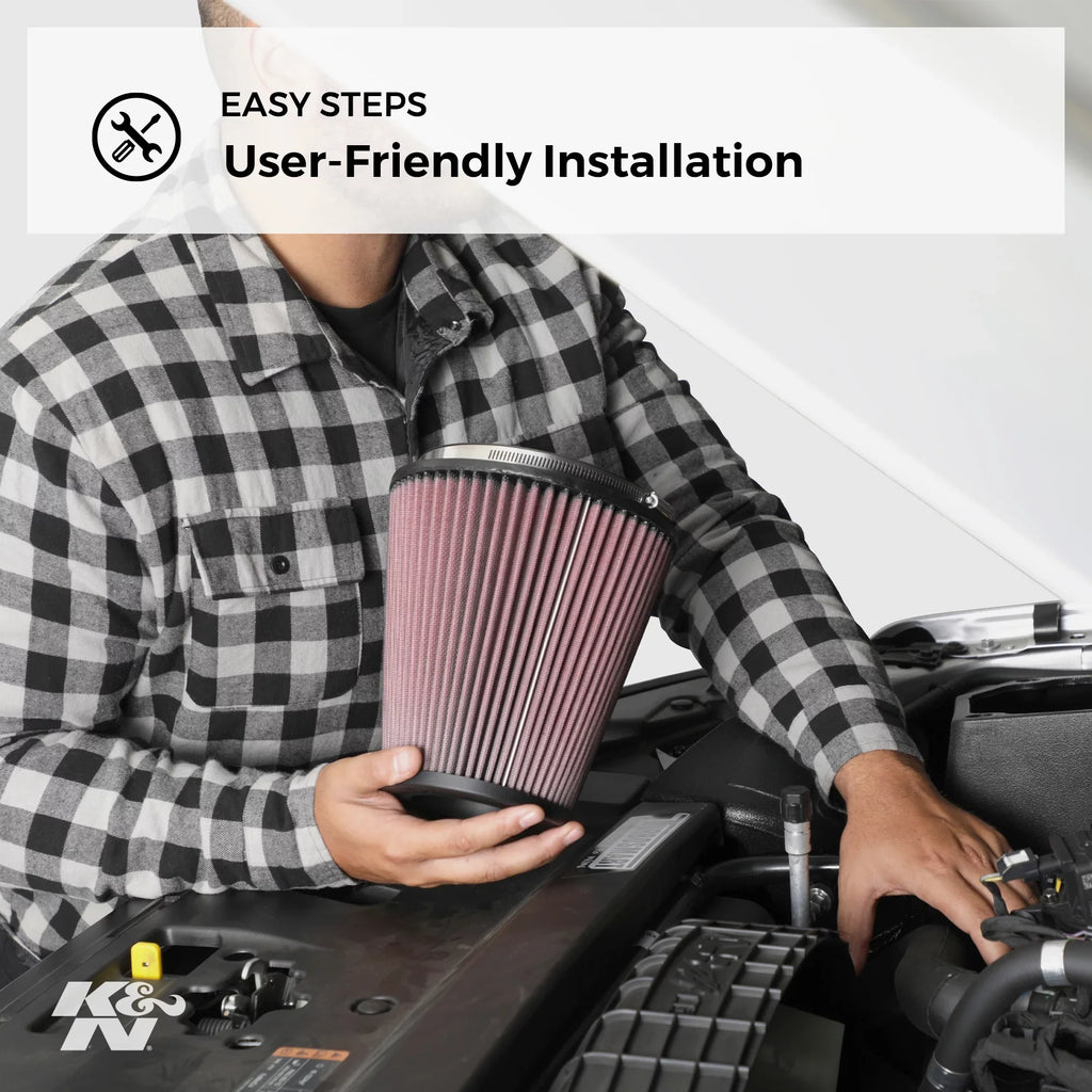 K&N Engine Air Filter: High Performance, Premium, Washable, Industrial Replacement Filter, Heavy Duty: E-3340