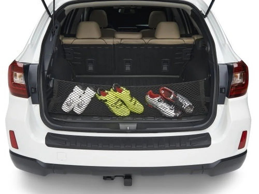 Envelope style trunk cargo net rear for Sizeubaru Outback 2015 - 2018