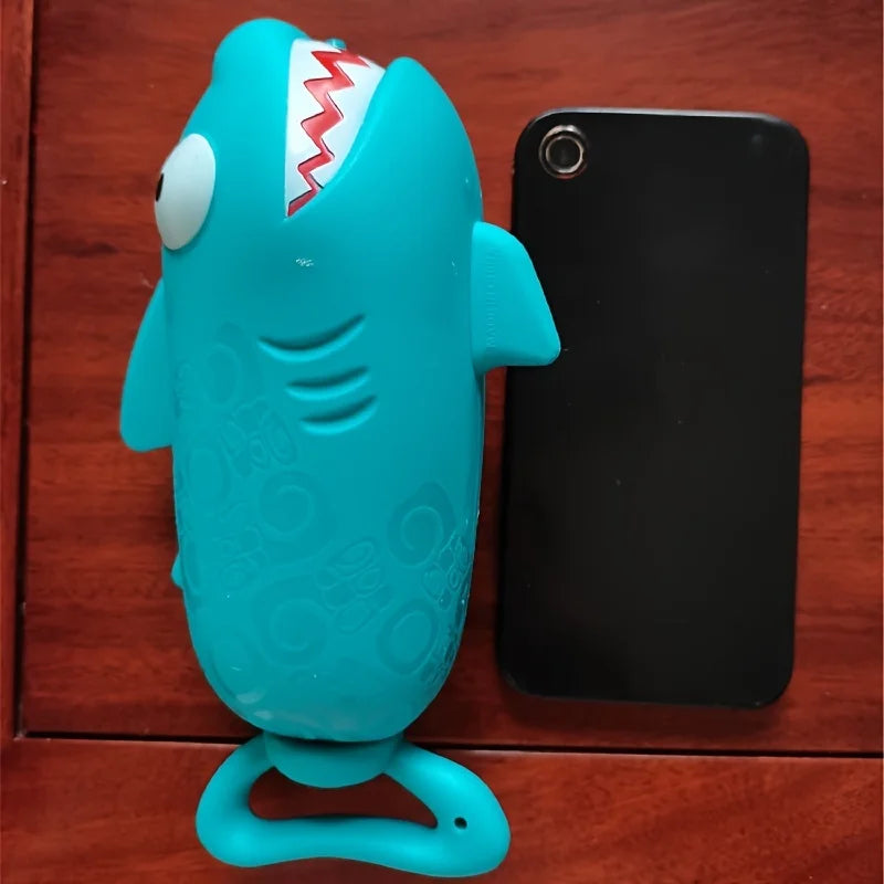 1pc Beach Sizeplashing Bath Toy Pull-out Water Gun Cartoon Toy Water Gun Sizehark Water Gun sea and beach accessories