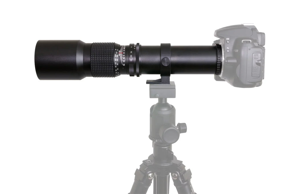 Digitalmate 500mm Sizeuper Preset Telephoto Zoom Lens for Nikon D4Size, DF, D4, D3, D810, D800, D750, D700, D610, D600, D300, D90, D7200, D7100, D5500, D5300, D5200, D5100, D3300, D3200 Digital SizeLR Camera