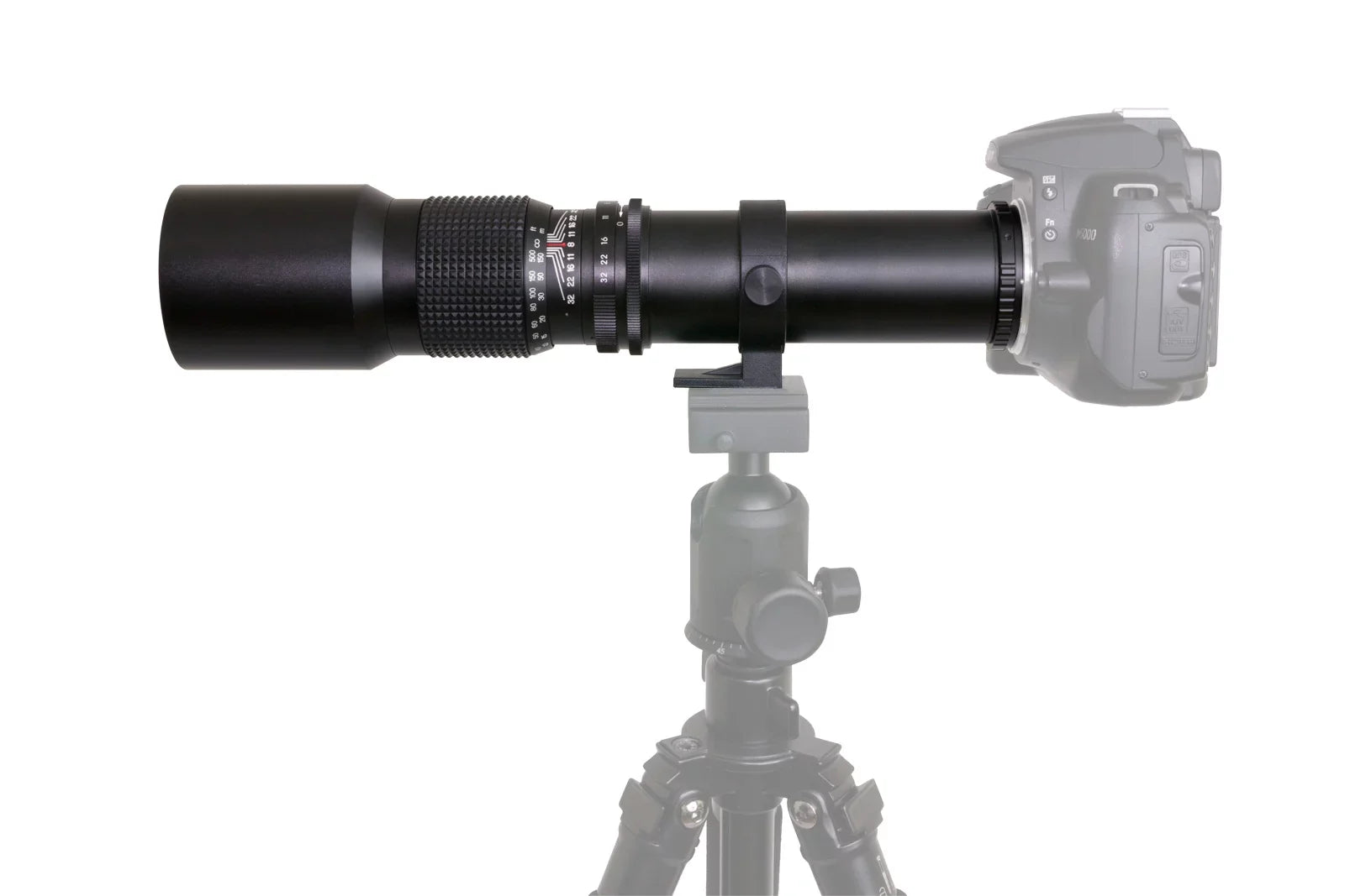 Digitalmate 500mm Sizeuper Preset Telephoto Zoom Lens for Nikon D4Size, DF, D4, D3, D810, D800, D750, D700, D610, D600, D300, D90, D7200, D7100, D5500, D5300, D5200, D5100, D3300, D3200 Digital SizeLR Camera