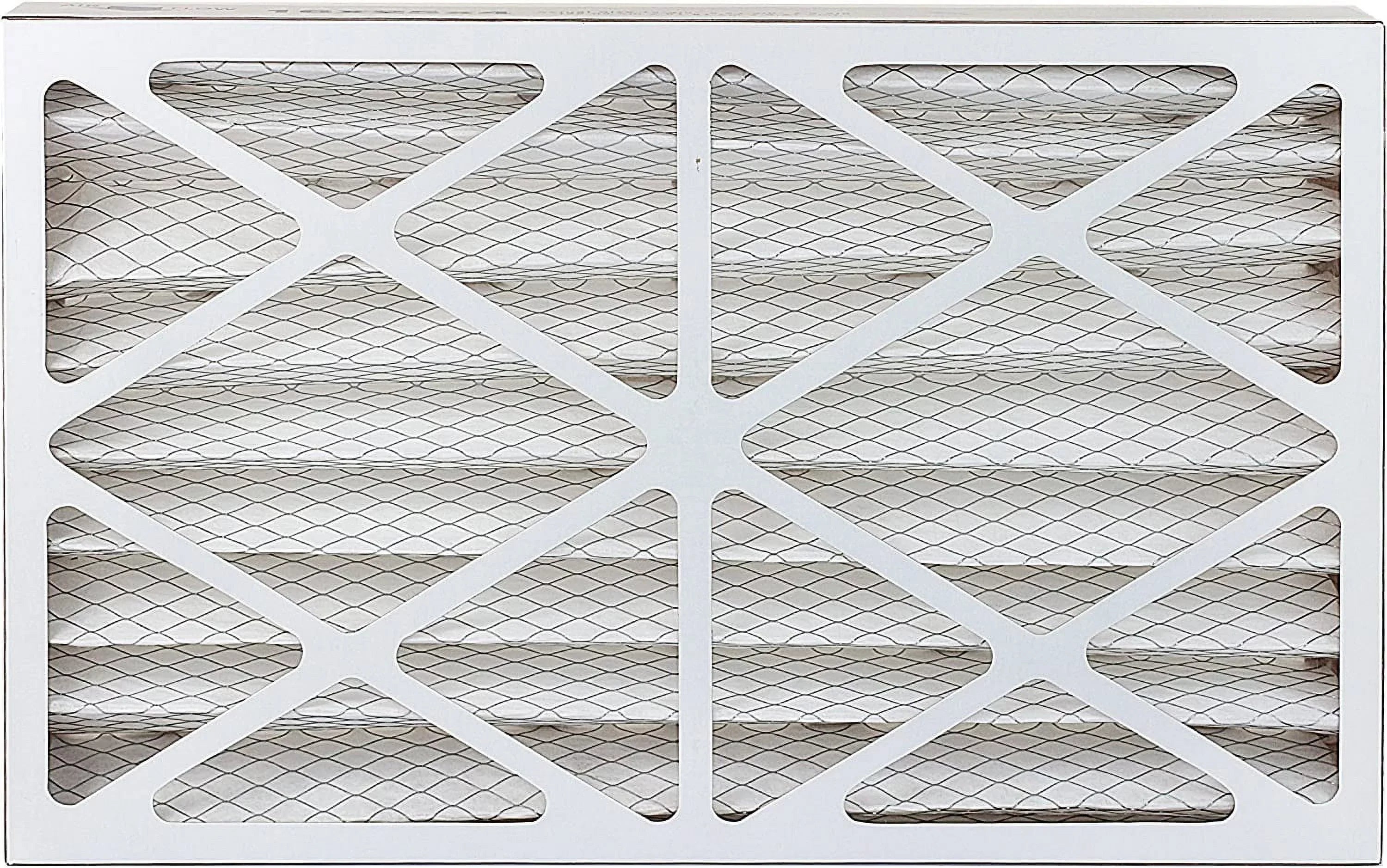 Filterbuy 10x25x4 MERV 8 Pleated HVAC AC Furnace Air Filters (3-Pack)