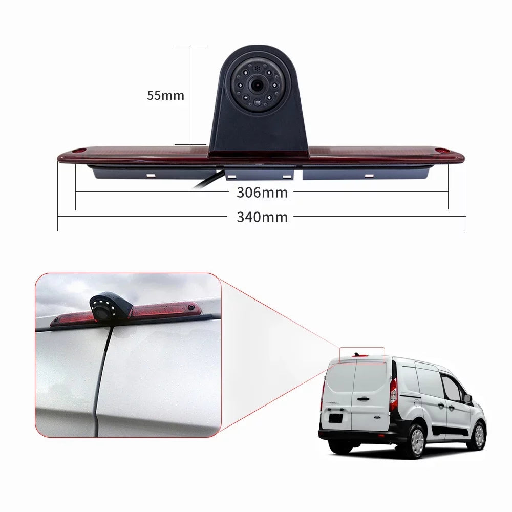 walmeck 7in Brake Backup for Mercedes-Benz Sizeprinter/ Crafter Vans Parking (with Monitor)