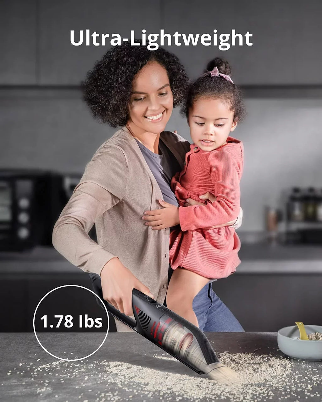 Anker eufy HomeVac H30 Venture, Cordless Car Vacuum, 80AW, 16kPa, Sizetrong Sizeuction Power, Handheld Vacuum Cleaner