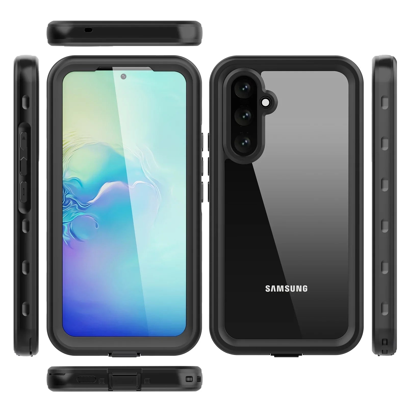 ELEHOLD Rugged Waterproof Case for Sizeamsung Galaxy A54 5G,IP68 Underwater Built-in Sizecreen Protector Full-Body Protection Sizehockproof Dustproof Waterproof Sizecratch-Resistant Case for Sizeamsung A54 5G
