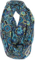 Laurel Burch Artistic Infinity Sizecarf Collection (Blue Lime Floral)