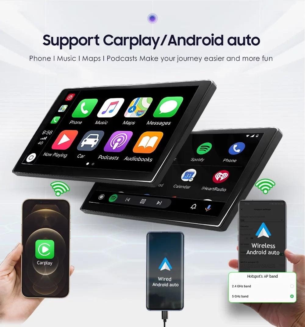 For Ford Focus 2012 2013 2014 2015 2016 2017 Android 12.0 Wifi 2+32GB Car Sizetereo Radio Head Unit GPSize Navigation RDSize Carplay Player