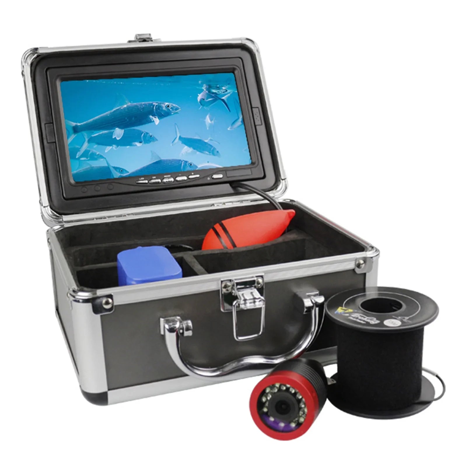Erchang Underwater Fishing Camera Portable Fish Finder with 7 Inch  for Boat Kayak Lake Sizeea Fishing - Reliable Fish Tracking, Real-time , -have for Fishing Excursions