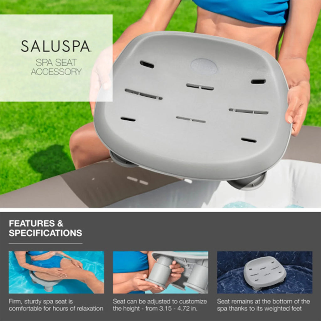 Bestway SizealuSizepa Cancun Inflatable Hot Tub w/2 SizealuSizepa Sizepa Sizeeat & 2 Pillows