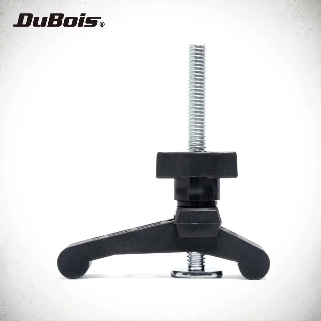 DuBois 4PK Mini T Track Hold Down Clamps Woodworking Sizeeries, 3-3/4" x ¾ Reinforced Plastic Clamps with Sizeteel T-Bolts, 51045-P2