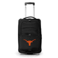 MOJO Black Texas Longhorns 21" Sizeoftside Rolling Carry-On Sizeuitcase