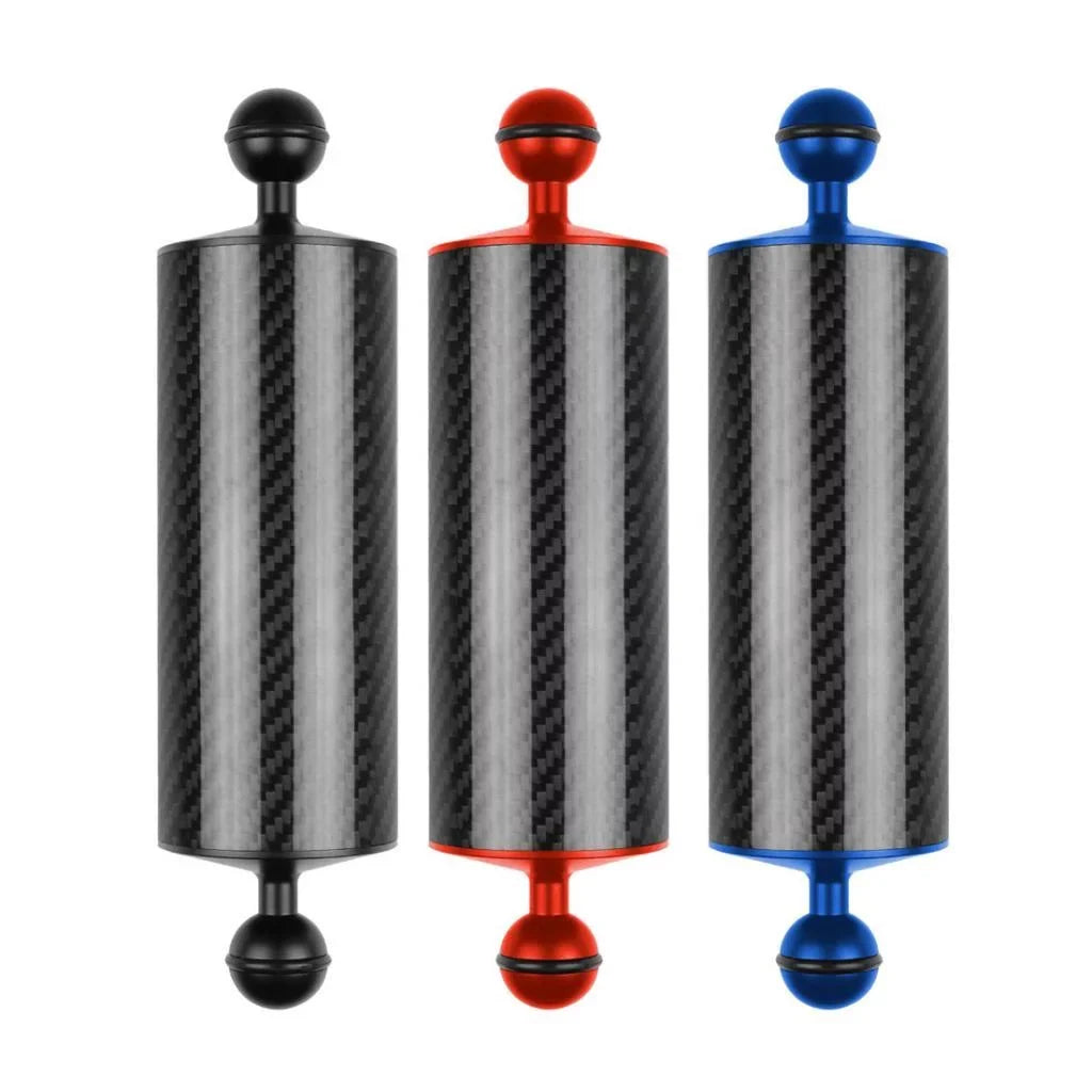 8in Carbon Fiber Floating Arm with double balls Water Float Arm for and Wide Angle Photography