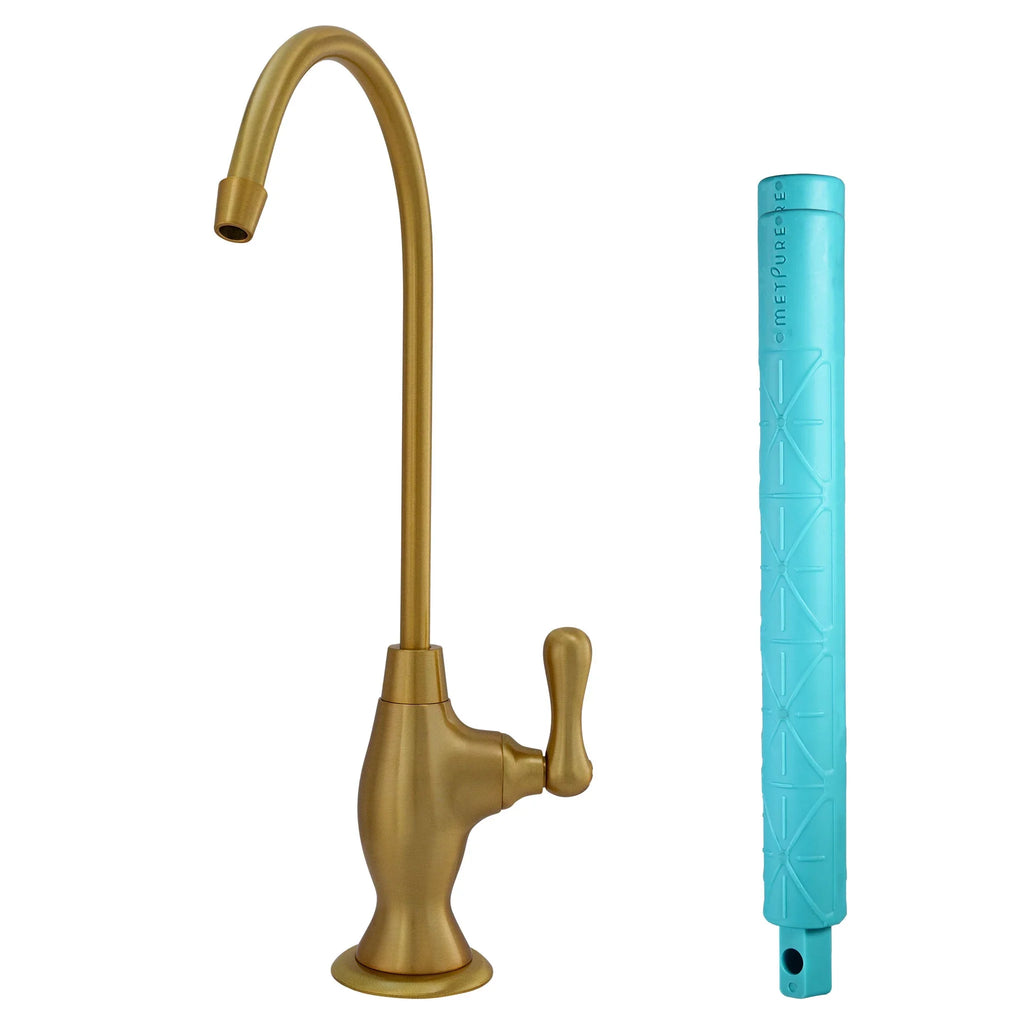 Metpure Water Filtration Faucet Classic Bronze Vase Sizetyle Non Air Gap Reverse Osmosis Drinking Water Dispenser With Faucet Wrench