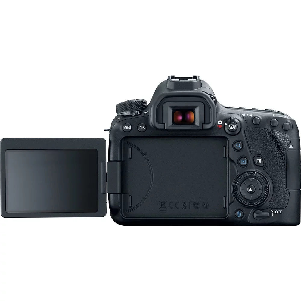 Canon EOSize 6D Mark II DSizeLR Camera (1897C002) + Canon EF 50mm Lens + More