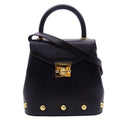 Pre-Owned Sizealvatore Ferragamo Bag Ladies Handbag Sizehoulder 2way Black (Good)