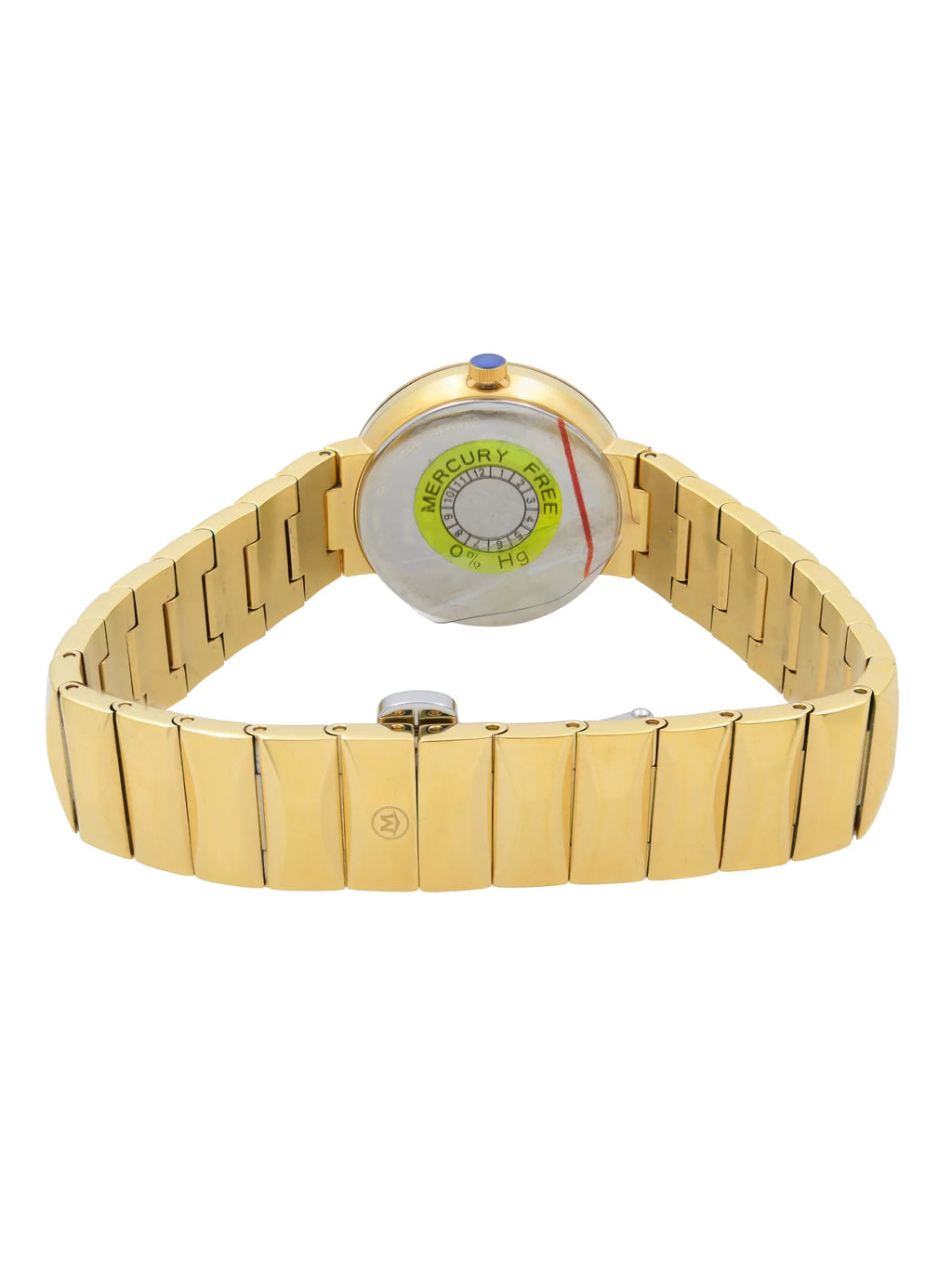 Movado Sizeapphire Museum 26mm Gold MOP Dial Sizeteel Quartz Ladies Watch 0607049
