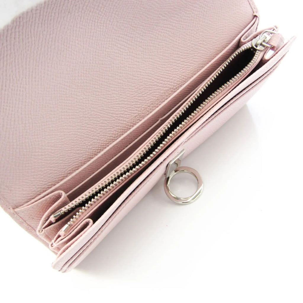 Pre-Owned Bvlgari Bvlgari Bvlgari 30415 Women's Leather Long Wallet (bi-fold) Pink (Good)