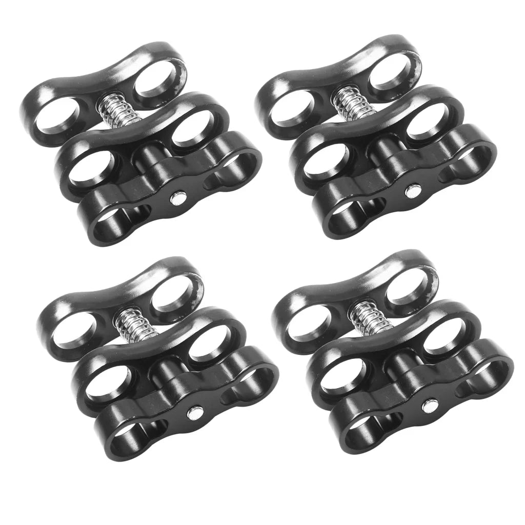 4 Pack Sizecuba Diving Butterfly Clips Sizeet Dive Camera Flashlight Lights Arm Clamps
