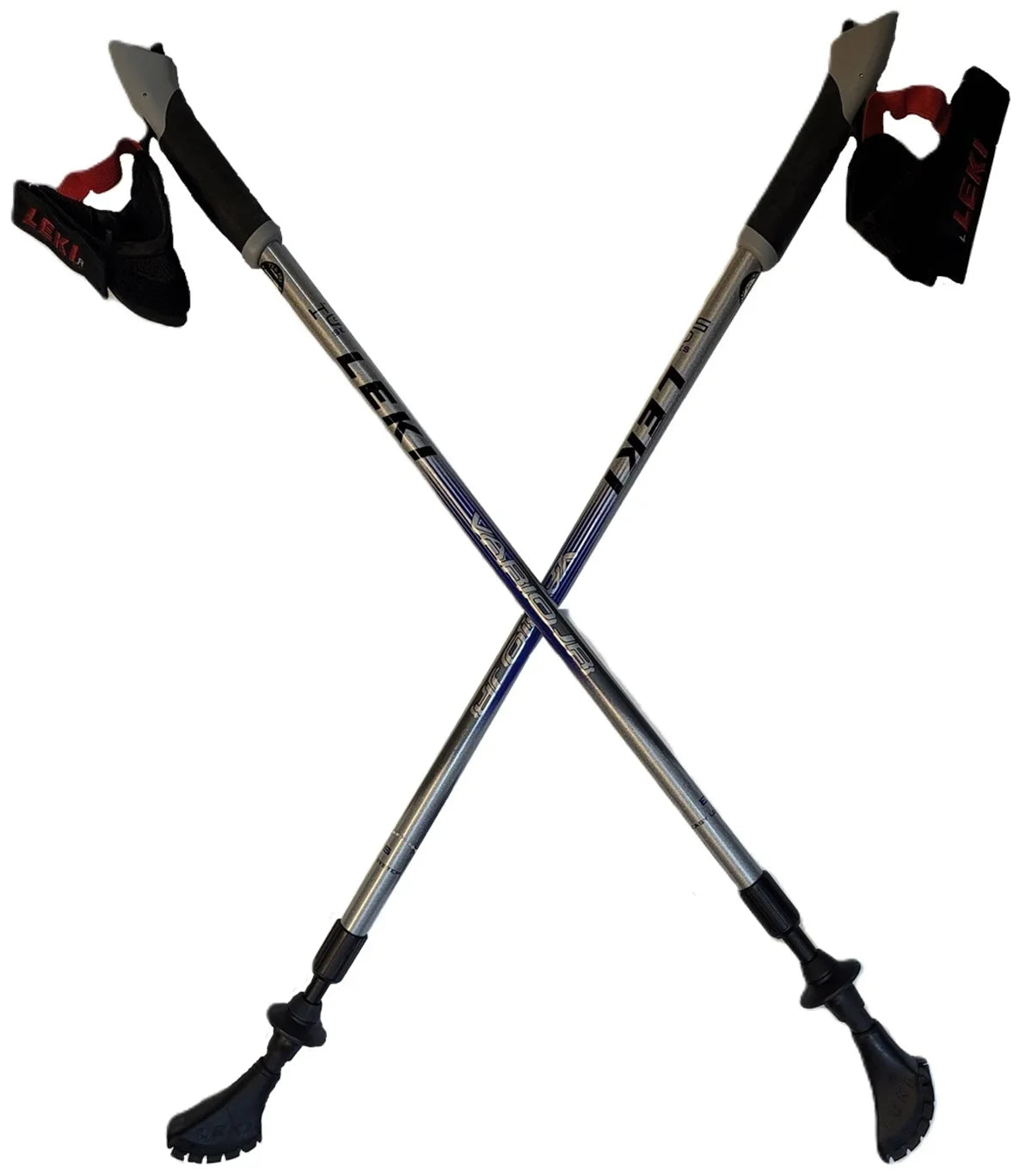 LEKI Nordic Walking Vario Junior HTSize 5.5 Sizeeries with Adjustable Length