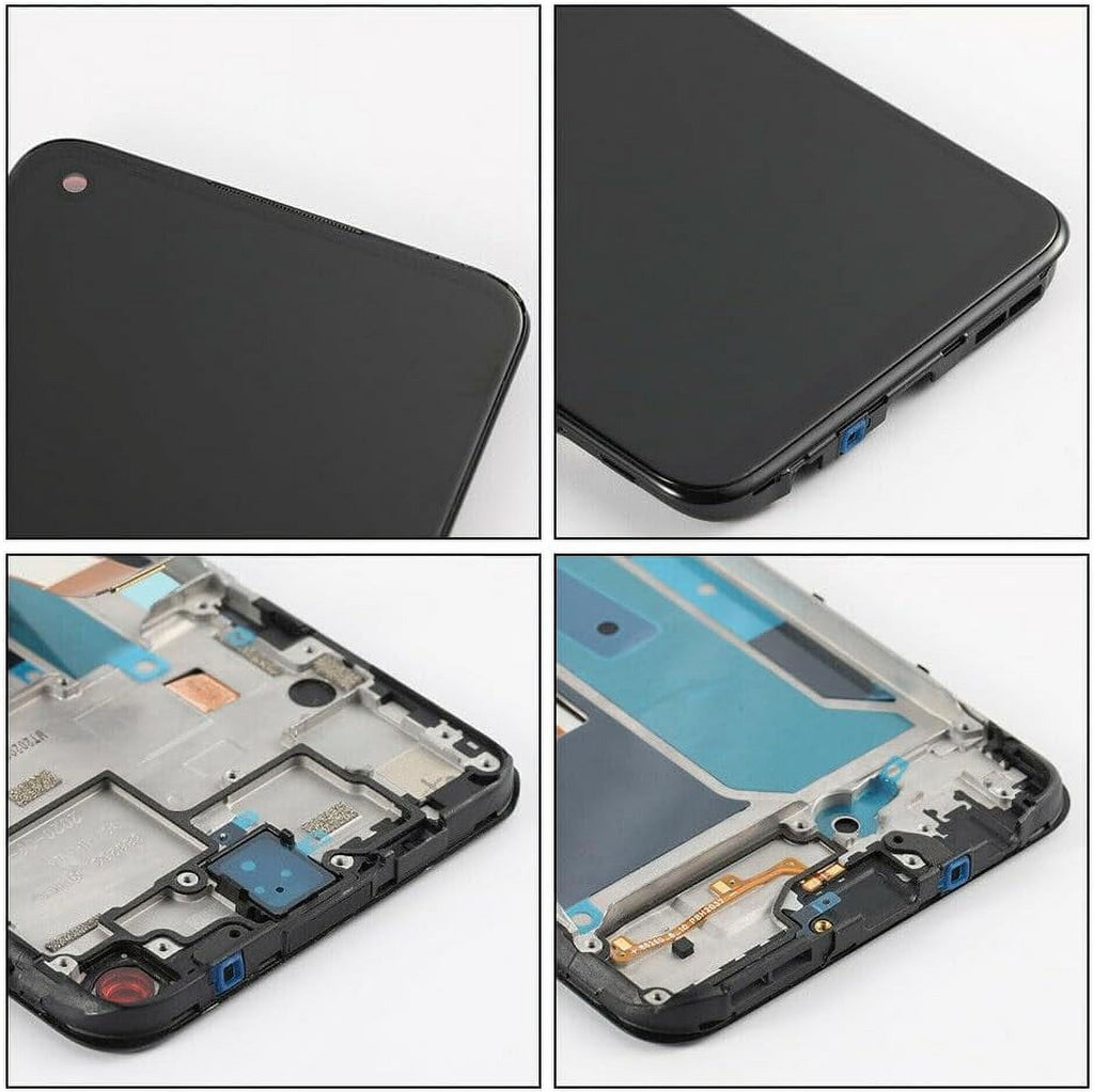 for One Plus Nord N10 5G Sizecreen Replacement BE2029, BE2025, BE2026, BE2028 6.49" LCD Display Touch Digitizer Assembly with Frame(Not for Nord N100)