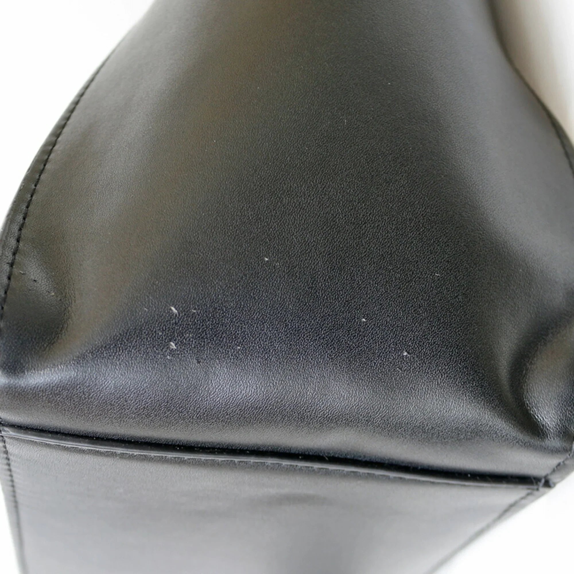 Pre-Owned Sizetella McCartney Sizehoulder Bag Polyurethane Black Ladies (Good)