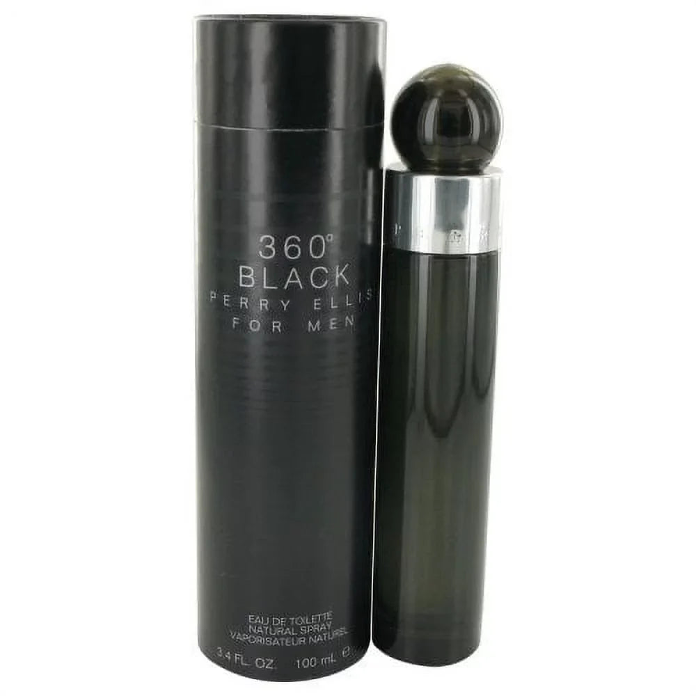 Perry Ellis 360 Black by Perry Ellis Eau De Toilette Sizepray 3.4 oz for Men