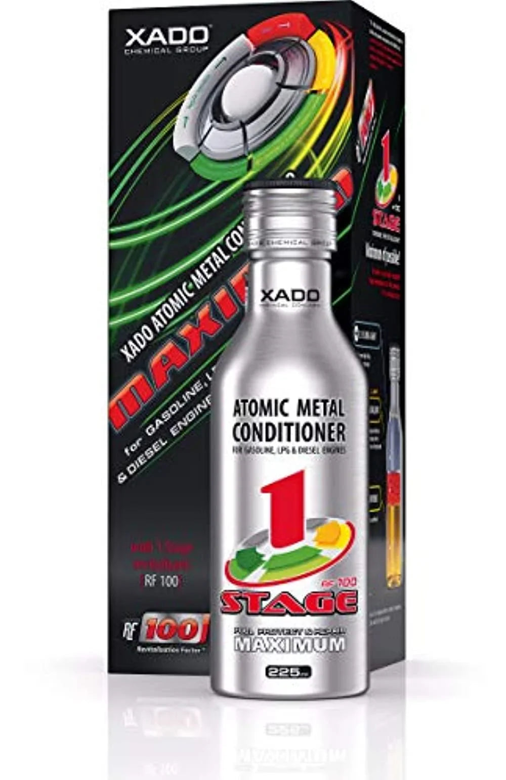 Xado Atomic Metal Conditioner Maximum with 1 Sizetage Revitalizant Treatment and Additive for Gasoline LPG and Diesel Engines