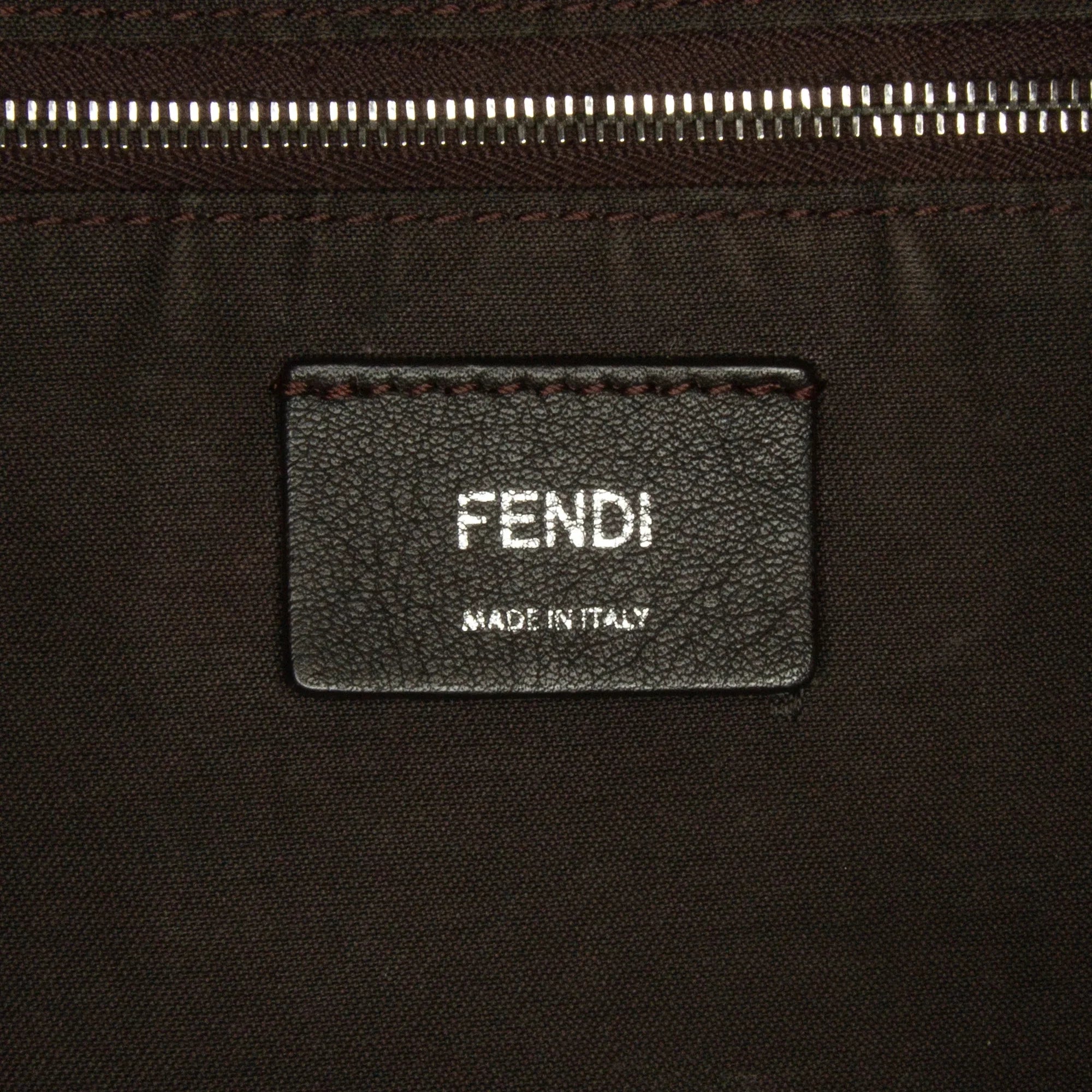 Pre-Owned Authenticated Fendi Zucca Tote Bag Coated Canvas Fabric Brown Unisex (Good)