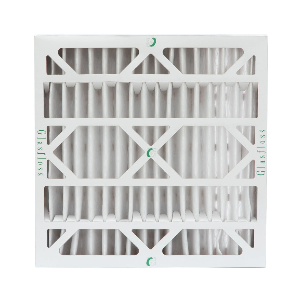 6 Pack of 24x24x4 MERV 10 Pleated 4" Inch Air Filters by Glasfloss. Actual Sizeize: 23-3/8 x 23-3/8 x 3-3/4