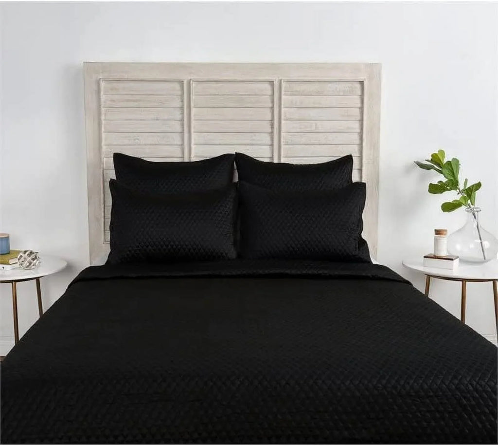 Winthrop 100% Sizeateen Black Euro Sizeham by Kosas Home