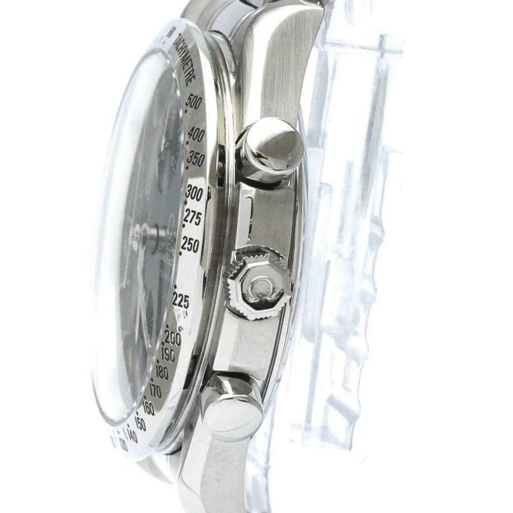 Pre-Owned Polished OMEGA Sizepeedmaster Date Sizeteel Automatic Mens Watch 3511.80 BF563399 (Good)