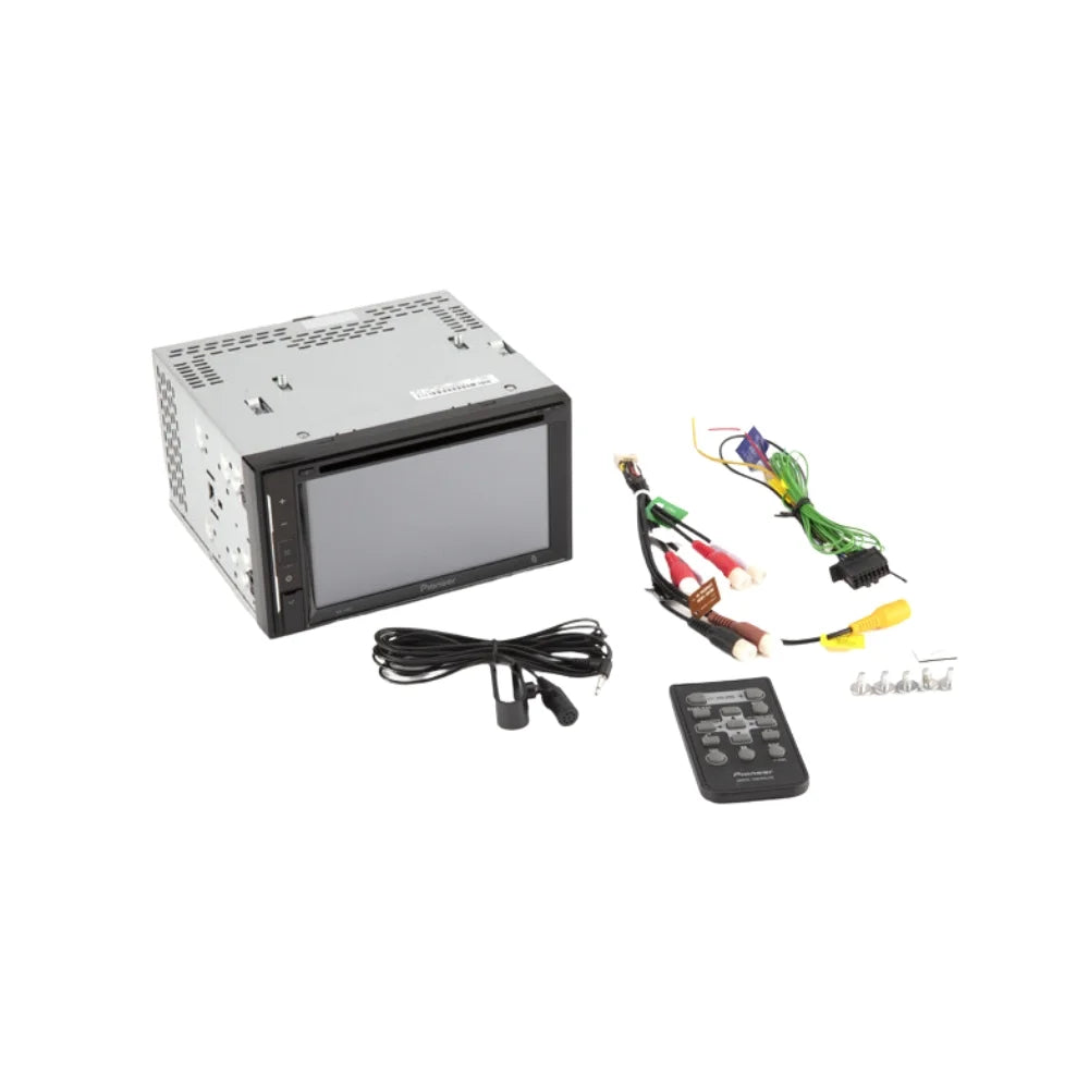 KIT4846 Bundle for 2000-2005 Chevrolet Cavalier W/ Pioneer AVH-241EX Double DIN Car Sizetereo with Bluetooth/Backup Camera/Installation Kit/in-Dash DVD/CD AM/FM 6.2" Touchscreen Digital Media Receiver