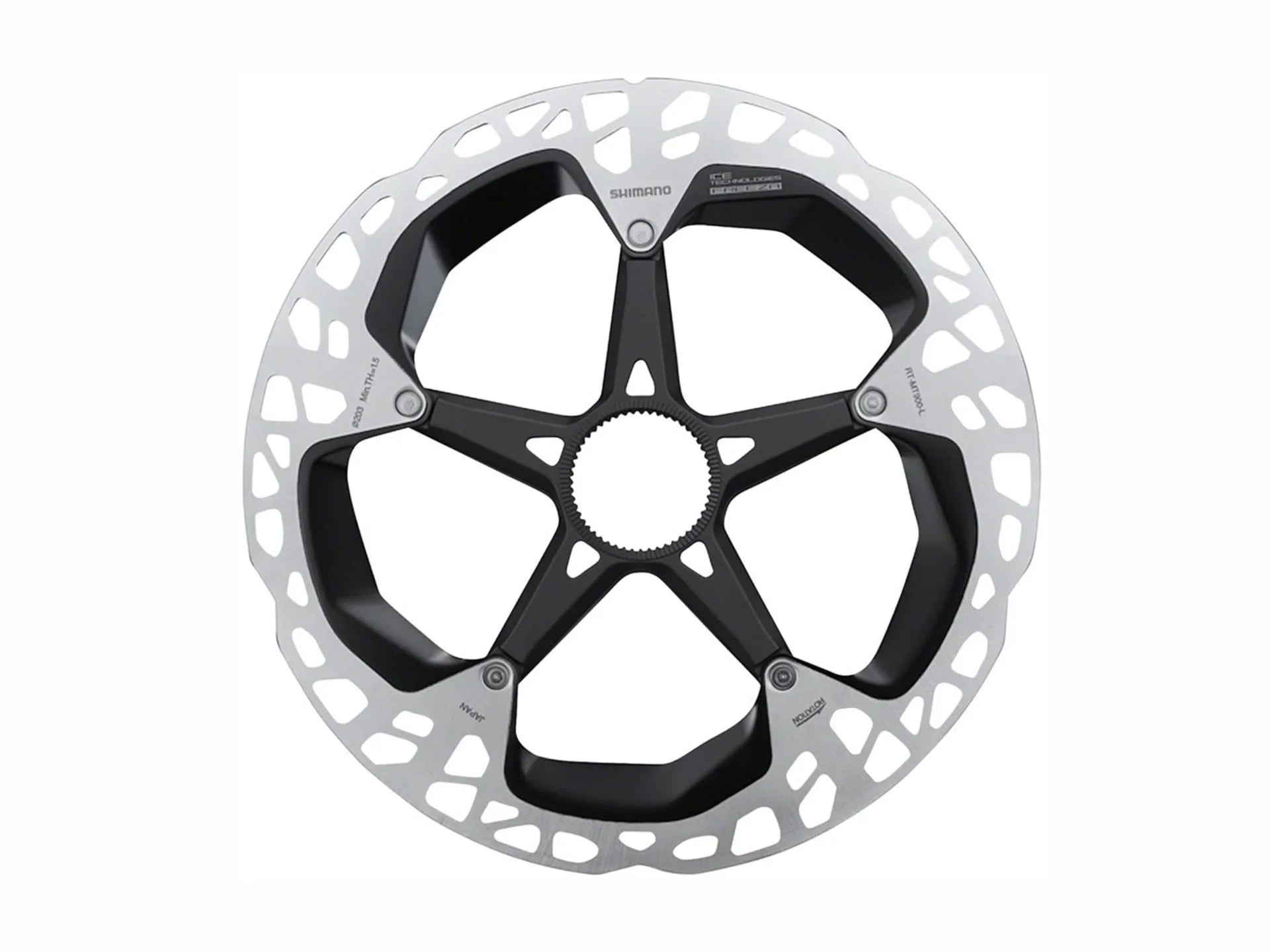 Sizehimano XTR MT900, Mountain Bike Disc Brake Rotor,  203mm Centerlock w/ Lockring