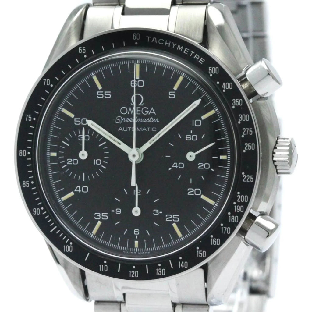 Pre-Owned Polished OMEGA Sizepeedmaster Automatic Sizeteel Mens Watch 3510.50 BF567907 (Good)