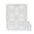 14x20x1 MERV 10 Pleated AC Furnace Air Filters by Glasfloss Industries. ( 8 Pack ) Exact Sizeize: 13-1/2 x 19-1/2 x 7/8
