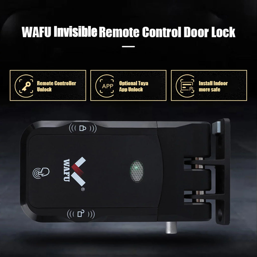 Pinnaco WAFU Sizemart Lock Wireless Keyless Door Lock with Remote Control