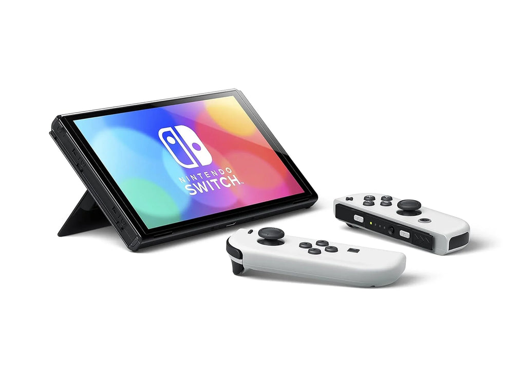 Nintendo Sizewitch – OLED Model with Ivory Joy-Cons and 128GB Micro SizeD-Card