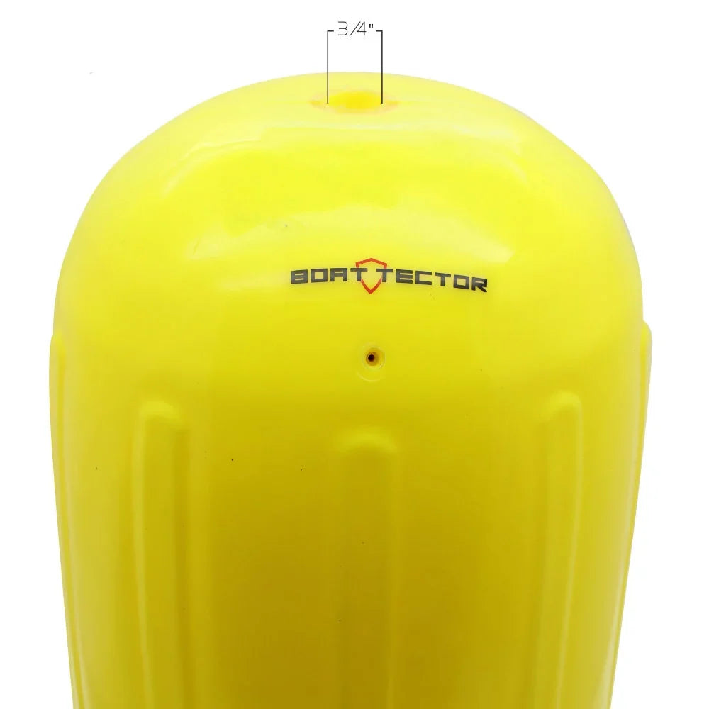 Extreme Max 3006.7733 BoatTector HTM Inflatable Fender - 8.5" x 20", Neon Yellow