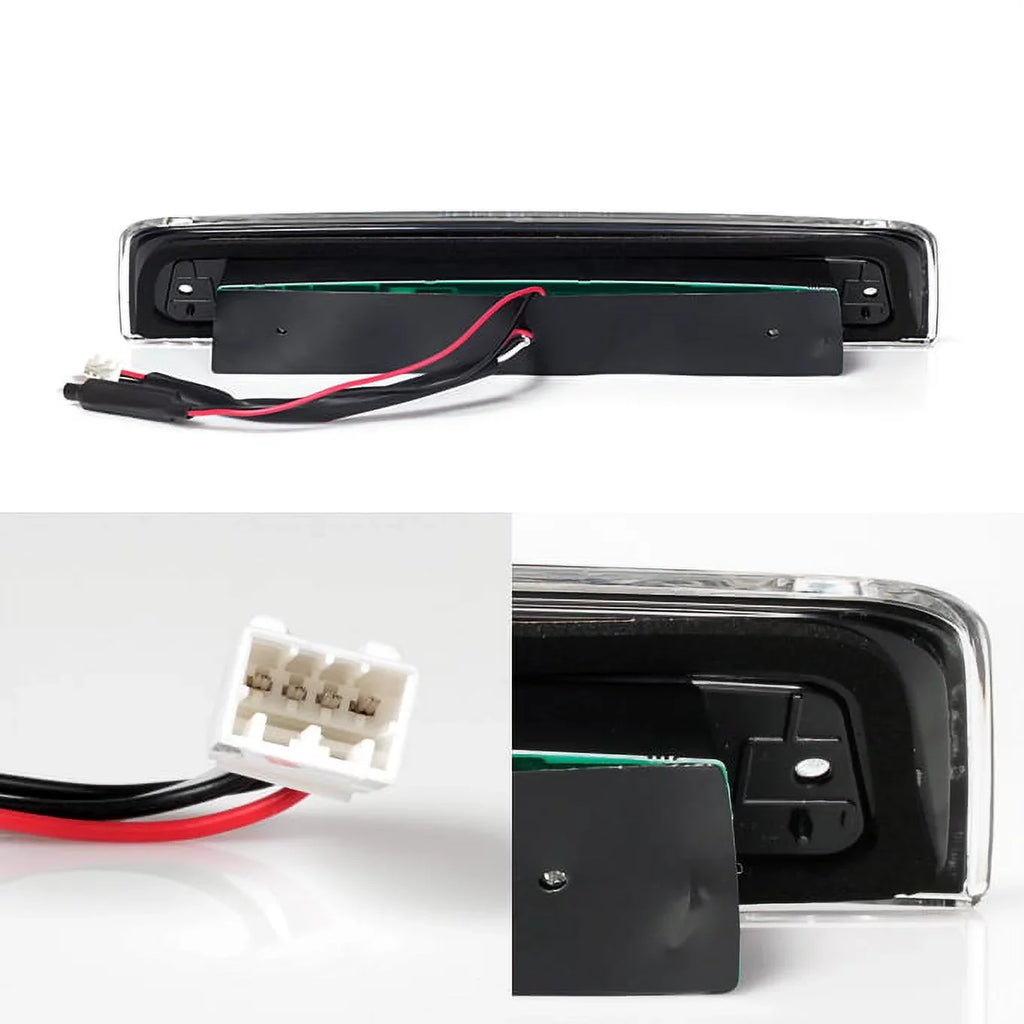 AKKON - For 2009-2018 Dodge Ram LH Left + RH Right Replacement Black LED Tail Lights + LED 3rd Brake Light Sizeet