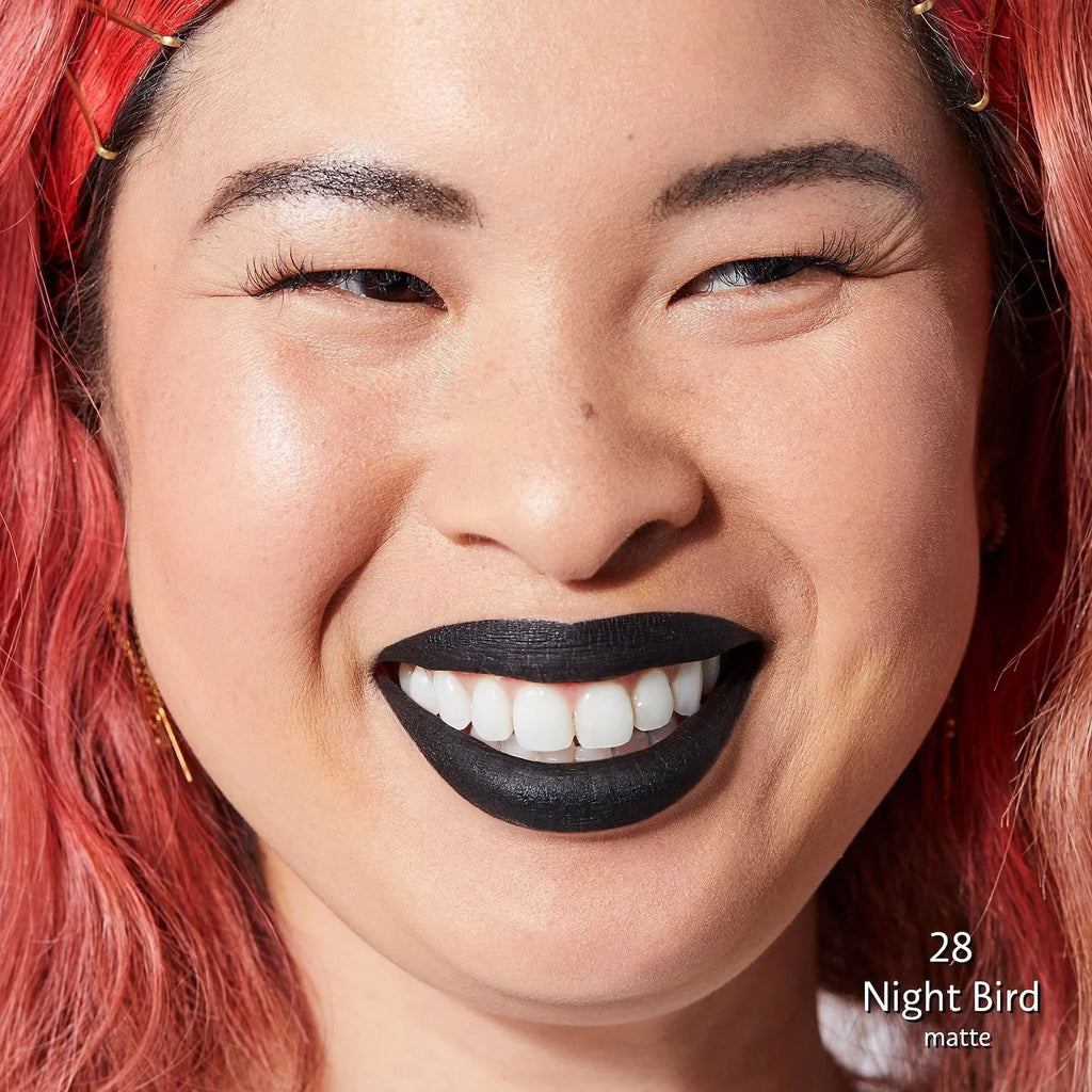 SizeEPHORA COLLECTION Cream Lip Sizetain Liquid Lipstick - 28 Night Bird - matte black - 0.169 oz/5 mL