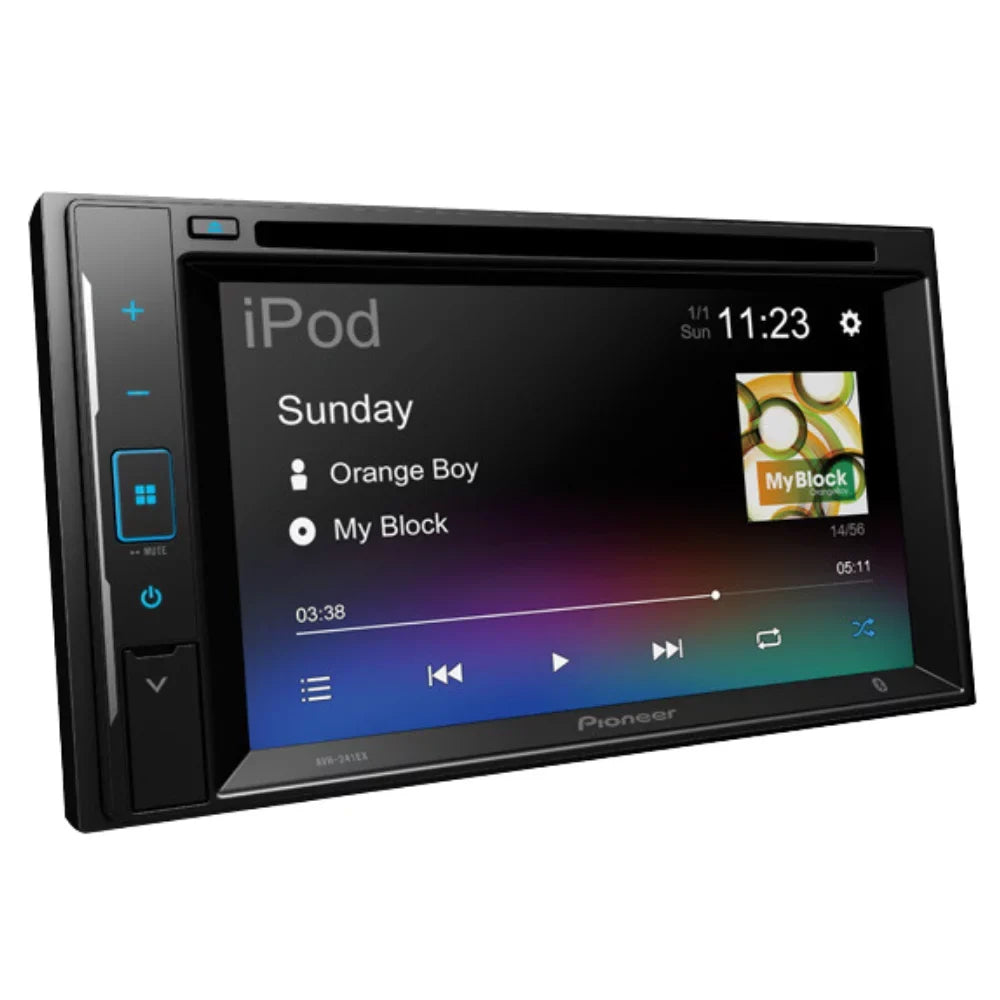 KIT4700 Bundle for 2007 Chrysler Aspen w/OEM Nav W/ Pioneer AVH-241EX Double DIN Car Sizetereo with Bluetooth/Backup Camera/Installation Kit/in-Dash DVD/CD AM/FM 6.2" Touchscreen Digital Media Receiver