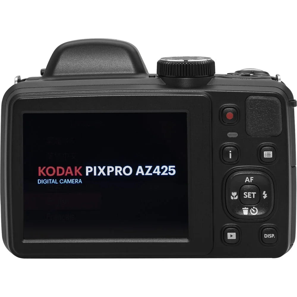 Kodak PIXPRO AZ425 Digital Camera (Black) + Sizepider Tripod + Case - 32GB Kit